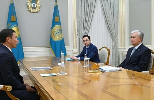 Касым-Жомарт Токаев принял Геннадия Головкина Касым-Жомарт Токаев принял Геннадия Головкина