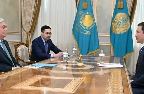 Геннадий Головкин Президент қабылдауында Геннадий Головкин Президент қабылдауында