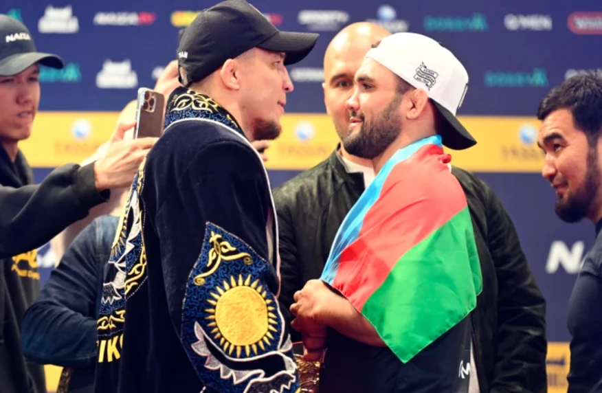 Фанил Рафиков NAIZA және Fight Night белбеуін жеңіп алды Фанил Рафиков NAIZA және Fight Night белбеуін жеңіп алды