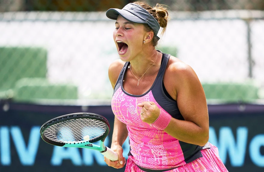 Анна Данилина WTA 500 турнирінің финалына шықты Анна Данилина WTA 500 турнирінің финалына шықты