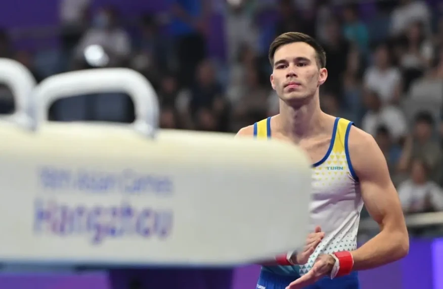 Нариман Құрбанов спорттық гимнастикадан Азия біріншілігінде алтын алды Нариман Құрбанов спорттық гимнастикадан Азия біріншілігінде алтын алды