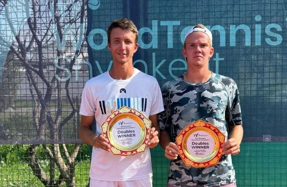 Григорий Ломакин выиграл второй подряд турнир ITF в Шымкенте Григорий Ломакин выиграл второй подряд турнир ITF в Шымкенте