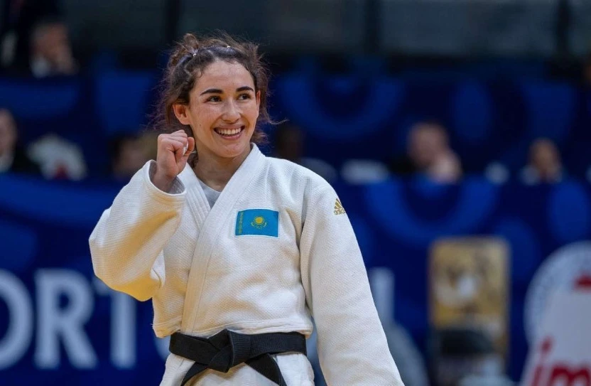 Әбиба Әбужақынова дзюдодан Душанбедегі Grand Slam турнирінде қола медаль жеңіп алды Әбиба Әбужақынова дзюдодан Душанбедегі Grand Slam турнирінде қола медаль жеңіп алды