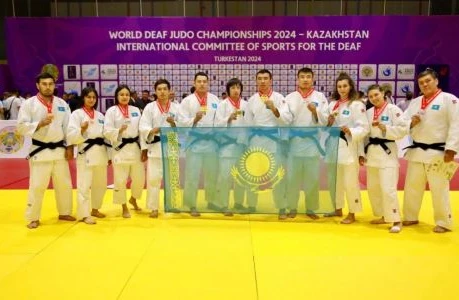 Казахстанец стал чемпионом мира по сурдо дзюдо Казахстанец стал чемпионом мира по сурдо дзюдо