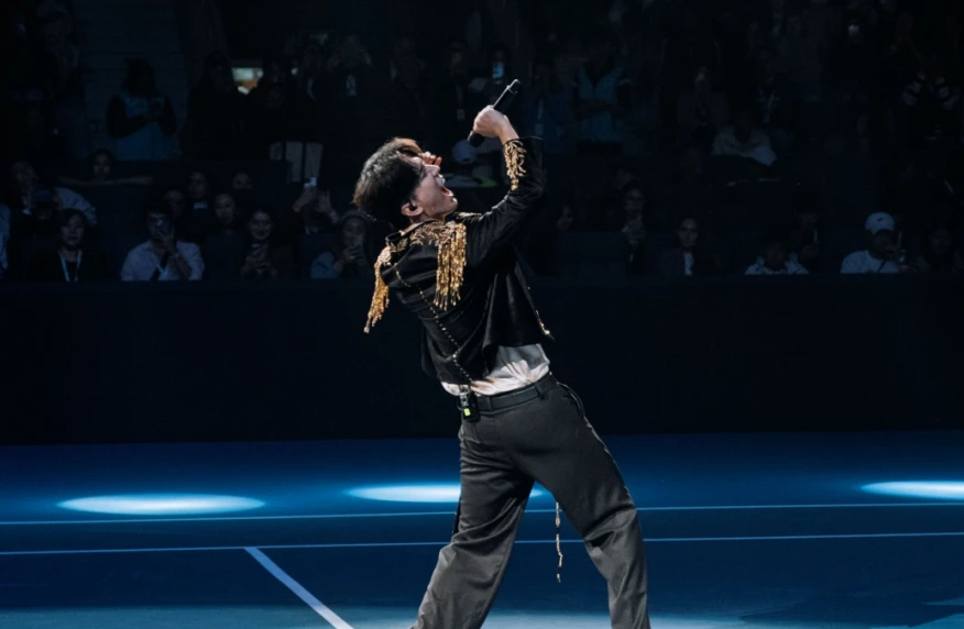 Димаш Кудайберген представил премьеру на ATP 250 Almaty Open Димаш Кудайберген представил премьеру на ATP 250 Almaty Open