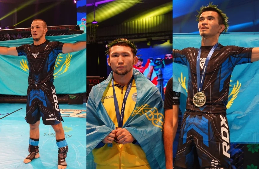 Казахстанские бойцы выиграли семь золотых медалей на чемпионате Азии по ММА Казахстанские бойцы выиграли семь золотых медалей на чемпионате Азии по ММА