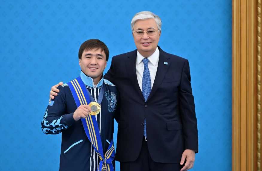 Касым-Жомарт Токаев отметил успехи олимпийцев на играх в Париже Касым-Жомарт Токаев отметил успехи олимпийцев на играх в Париже