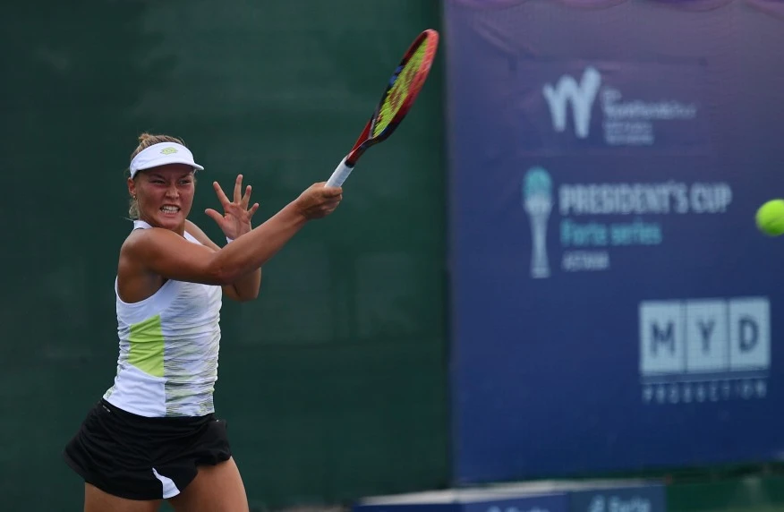Соня Жиенбаева вышла в финал турнира ITF Соня Жиенбаева вышла в финал турнира ITF