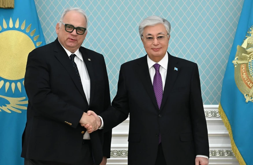 Токаев наградил орденом Президента UWW Лаловича Токаев наградил орденом Президента UWW Лаловича