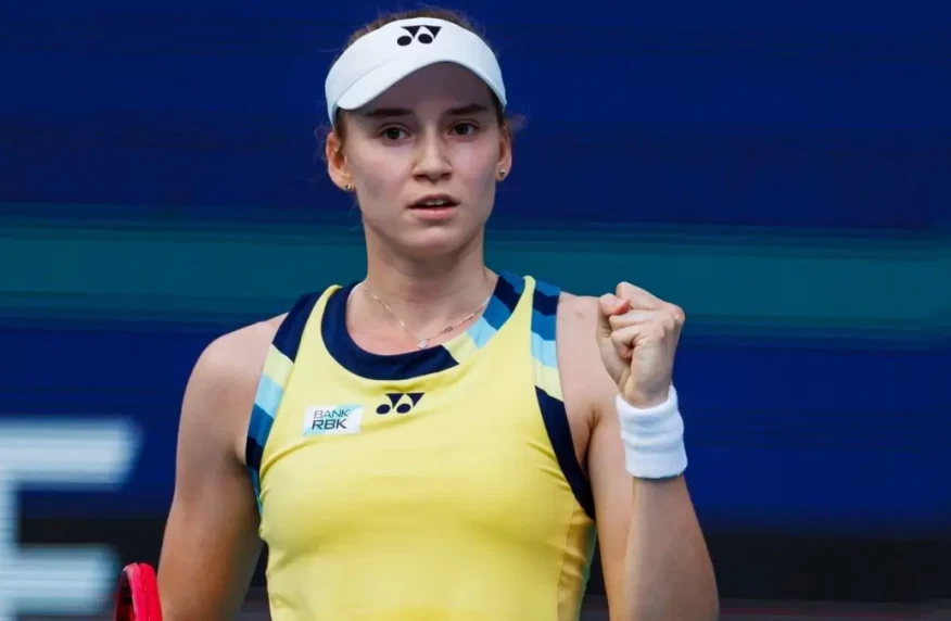 Елена Рыбакина эйс жасау жөнінен әлемде көш бастады Елена Рыбакина эйс жасау жөнінен әлемде көш бастады