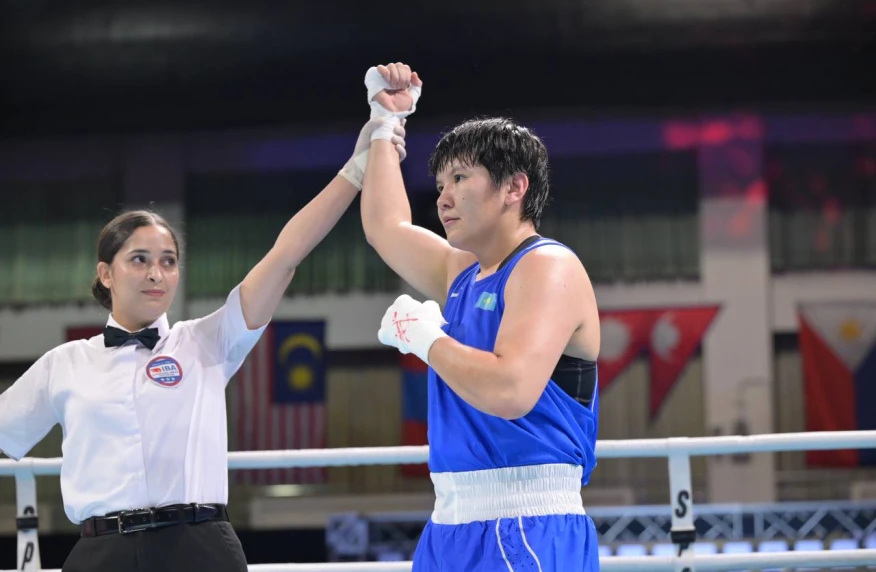 Казахстан завоевал четвертое золото на чемпионате Азии по боксу Казахстан завоевал четвертое золото на чемпионате Азии по боксу