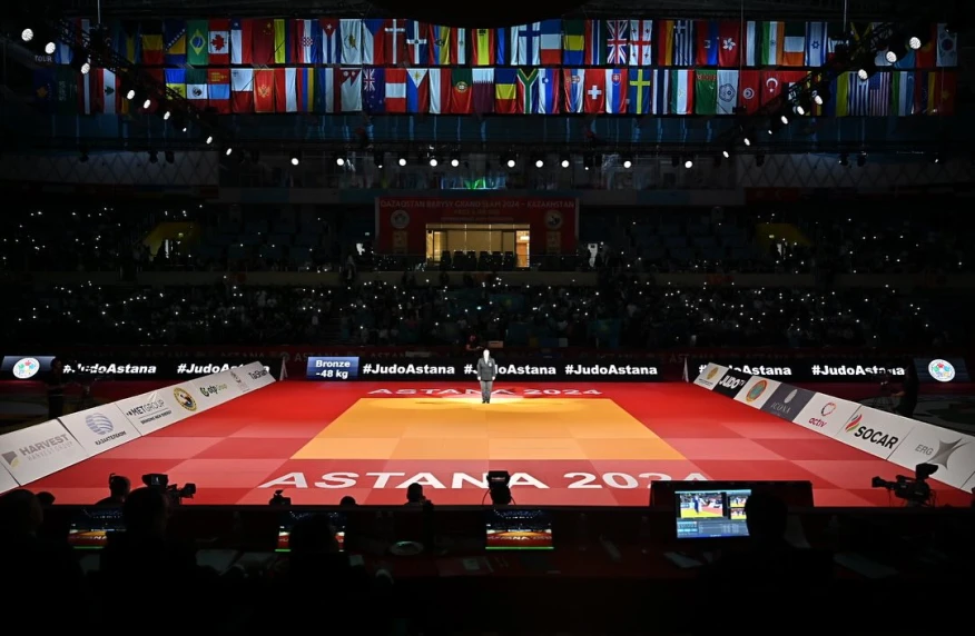 Grand Slam Astana: он балуан жарыс жолынан шықты Grand Slam Astana: он балуан жарыс жолынан шықты