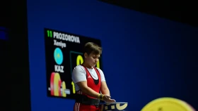 Ауыр атлетика: Ксения Прозорова Азия чемпионы атанды