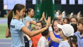 Теннис жұлдыздары мен жас таланттар: Астанадағы ұмытылмас «Kids Day»