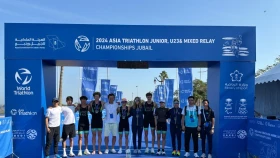 Қазақстан триатлон құрамасы Сауд Арабиядағы Азия чемпионатында үш медаль жеңіп алды