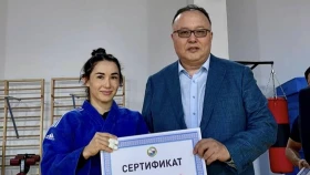 Дзюдошылар марапатталды