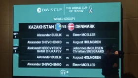 Прошла жеребьевка Кубка Дэвиса