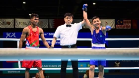 Боксшы Жұмағали Нұрмахан жасөспірімдер Азиадасында топ жарды