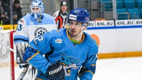 Нападающий «Барыса» признан игроком дня в КХЛ