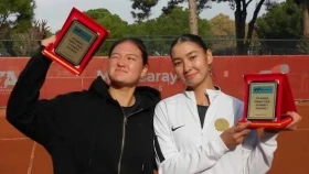 Арыстанбекова и Дюсебай выиграли титул ITF в парном разряде в Мадриде