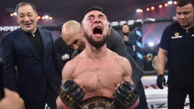 Чемпион NAIZA Казбек Сагын про реванш с Багдатом Жубанышем: Я не смогу спуститься в 53 кг. Если не договоримся, я готов оставить пояс