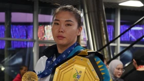 Мольдир Аширбекова – первая в истории Казахстана чемпионка по ММА
