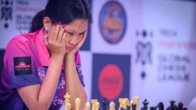 Бибисара Асаубаева выступает на международном турнире в Лондоне