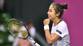 Зарина Диас алғашқы айналымда сүрінді