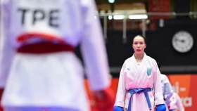 Белла Самашева завоевала бронзовую медаль в карате на Азиатских играх