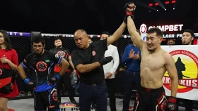 Жәнібек Тыныштық нокаутпен жеңіп, Alash Pride-тың уақытша чемпионы атанды (школа)