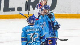 Нападающий «Барыса» вошел в тройку звезд матча со СКА