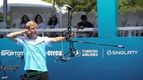 Қазақ садақшылары әлем кубогі кезеңінде аралас сайыстан алғаш рет чемпион атанды