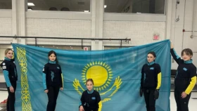 Керлингтен Қазақстан құрамасы Канадада өнер көрсетуде