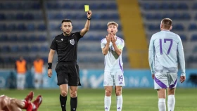 Казахстанские арбитры отработали на матче Юношеской лиги УЕФА