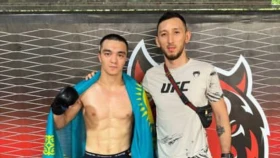 Абылайхан Шарапов выиграл бой за 11 секунд