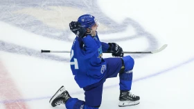 Райли Уолш признан главной звездой матча «Барыс» - «Трактор»