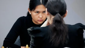 Российская шахматистка Александра Горячкина лидирует на Гран-при FIDE в Шымкенте, Бибисара Асаубаева - четвертая