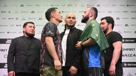 Даулет Усербай одержал третью победу в профи (видео)