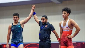 Казахстан завоевал две серебряные медали на чемпионате Азии U20 по греко-римской борьбе