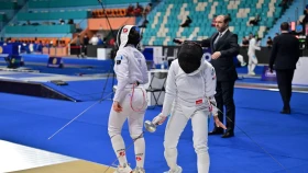 Ирина Бакалдина завоевала золотую медаль на чемпионате Азии по фехтованию