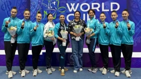 Көркем гимнастикадан Азия чемпионаты: Қазақстан топтық көпсайыста қола жүлдеге ие болды