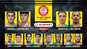 Чемпиондық жекпе жек, бразилиялықтар мен Абдулазизов. Шымкенттегі Alash Pride турнирінің тікелей көрсетілімі