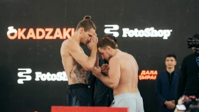 Василий Тахтай на первой минуте нокаутировал экс-бойца UFC и стал первым чемпионом Dala FC (ВИДЕО)