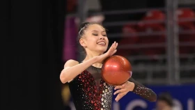 Гимнаст Ақмарал Ерекешева Франциядағы Гран-при турнирінде қола медаль жеңіп алды