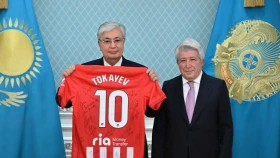 Президент мадридского «Атлетико» записал обращение к казахстанцам