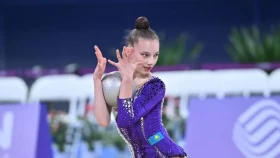 Қазақстандық спортшылар көркем гимнастикадан Португалиядағы турнирде жеңіс тұғырынан көрінді