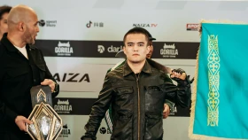 Бекжан Абылкасым – временный чемпион лиги NAIZA (видео нокаута)