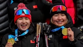 Қазақ қызы шаңғымен жарысудан Қытай чемпионы атанды