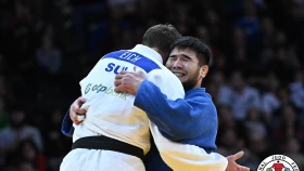 Казахстанец Шархан завоевал «бронзу» на Grand Slam в Париже по дзюдо