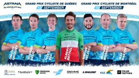Велокоманда «Астана» выбрала состав гонщиков на однодневки в Канаде